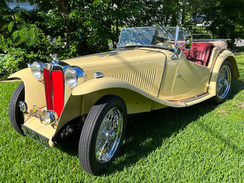 Bob's 1949 MG TC - Wildflower